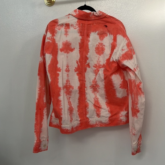 Tie dye chore jacket with zipper - Picture 4 of 4